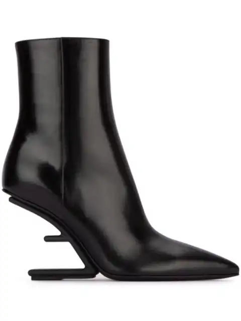 FENDI 95mm sculpted-heel boots