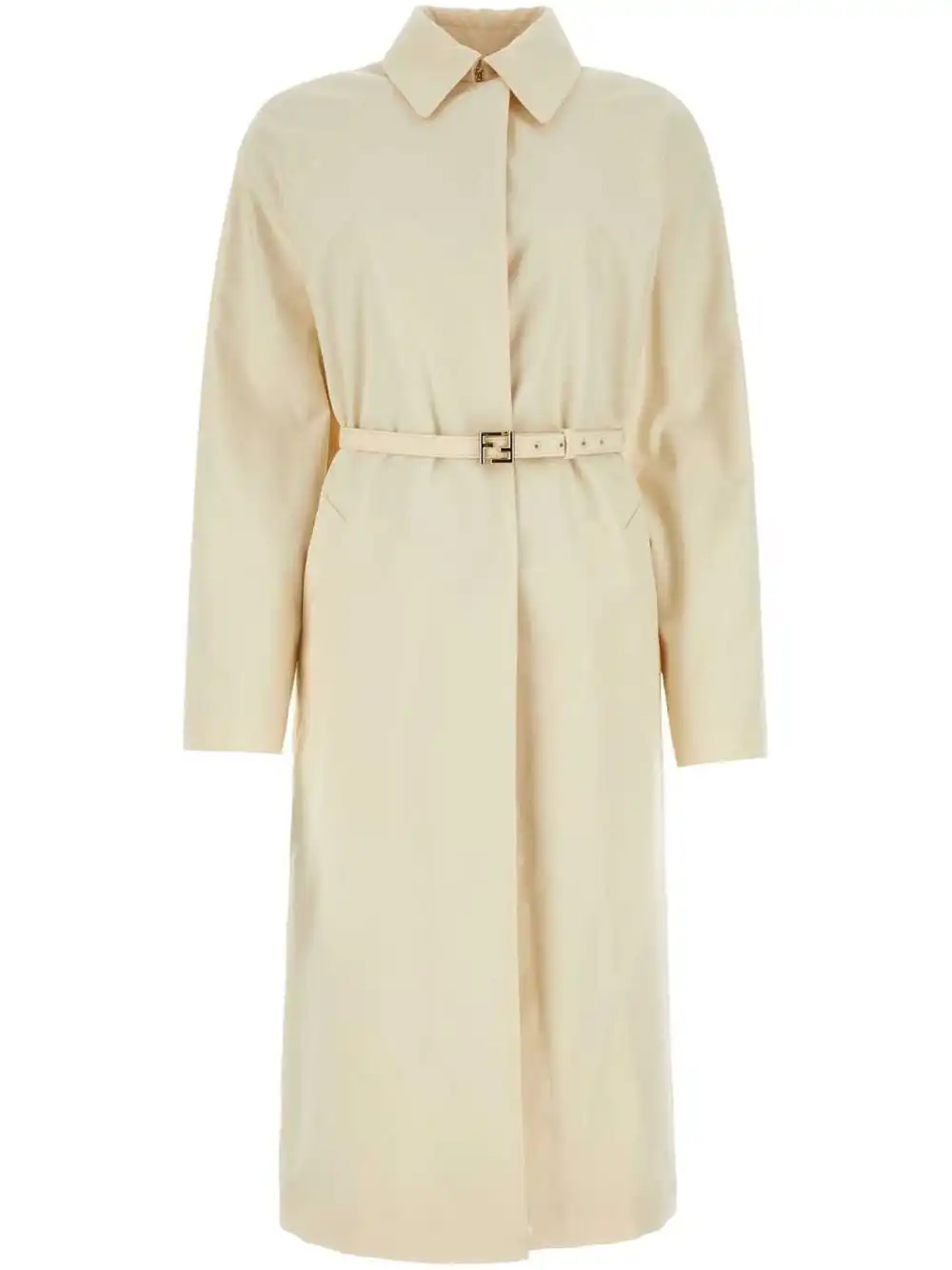 Affordable FENDI belted trench coat