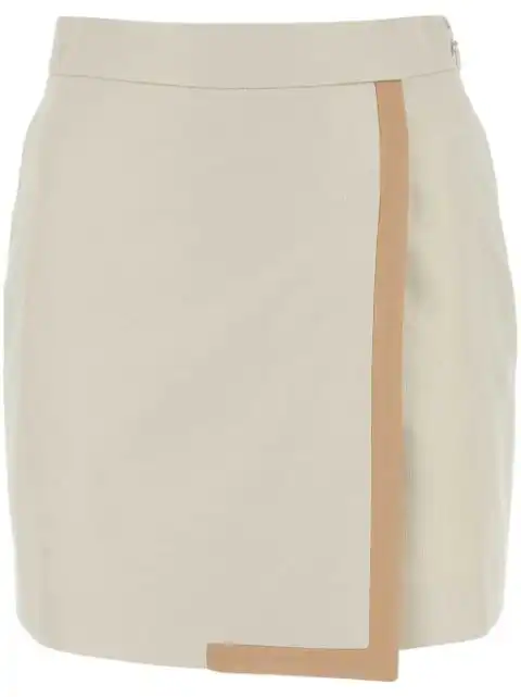 FENDI canvas mini skirt