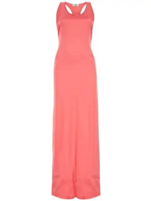 FENDI satin maxi dress