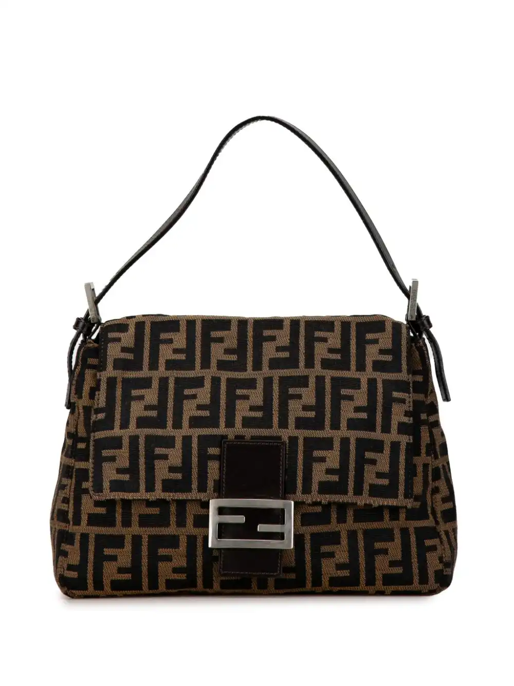 Affordable Fendi 2000-2010 Zucca Canvas Mamma Forever shoulder bag