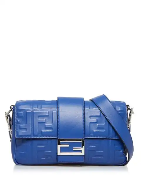 Fendi 2012-present FF Embossed Baguette satchel