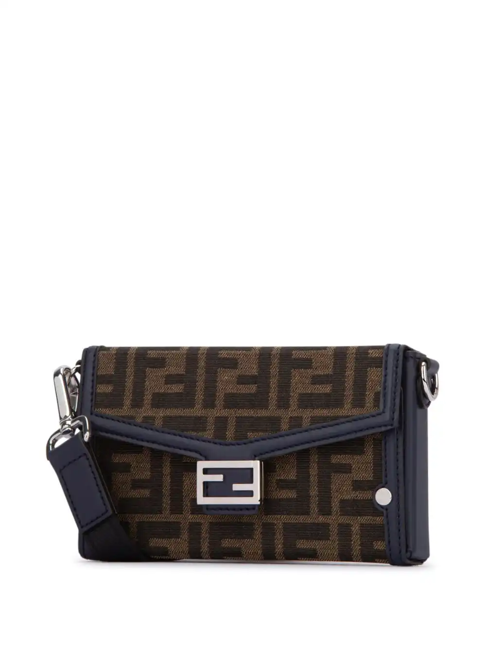 Affordable FENDI Soft Trunk Baguette clutch bag