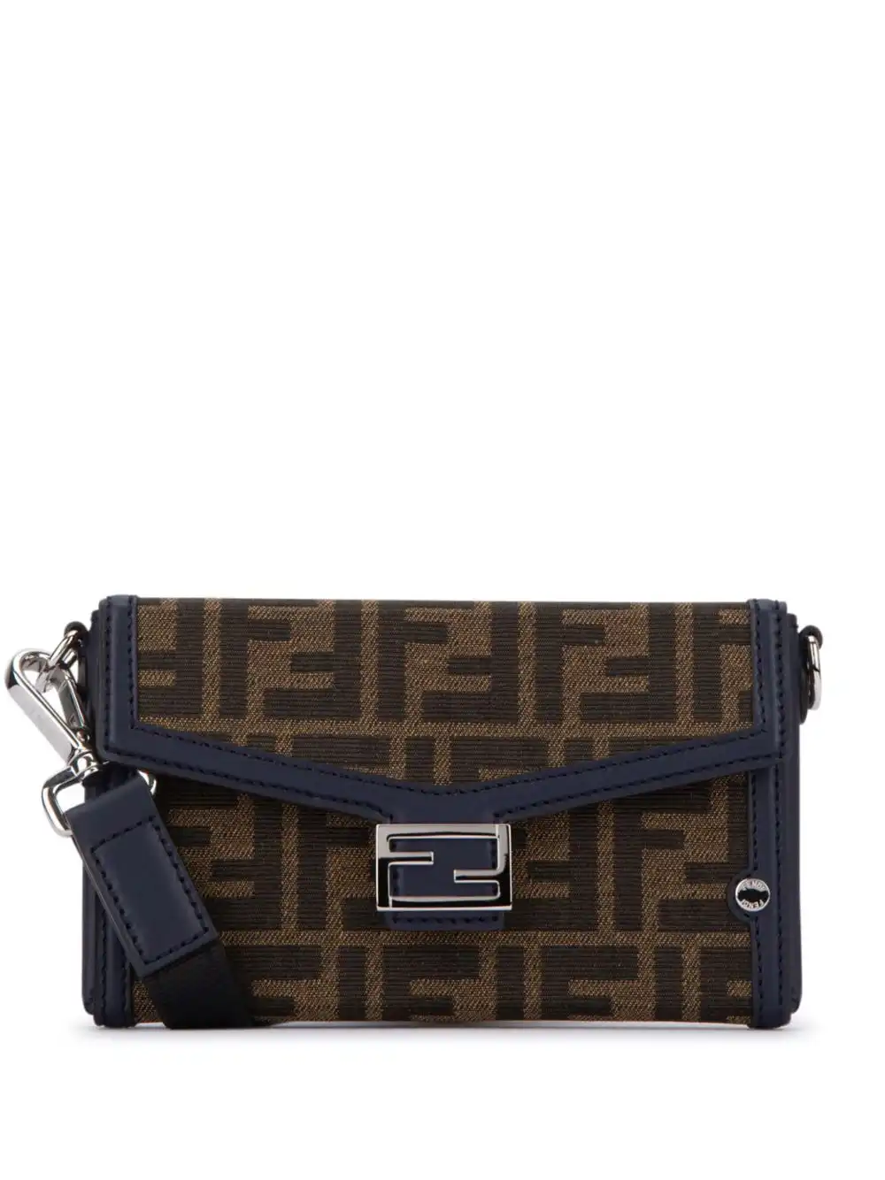 Affordable FENDI Soft Trunk Baguette clutch bag