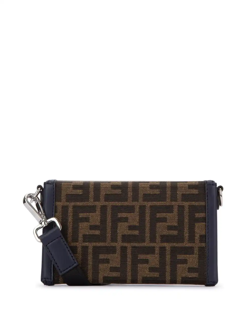 Affordable FENDI Soft Trunk Baguette clutch bag