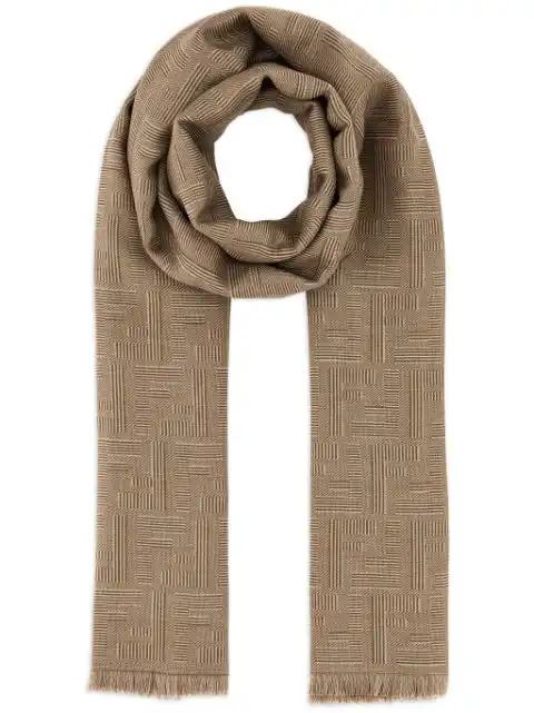 FENDI monogram-print scarf