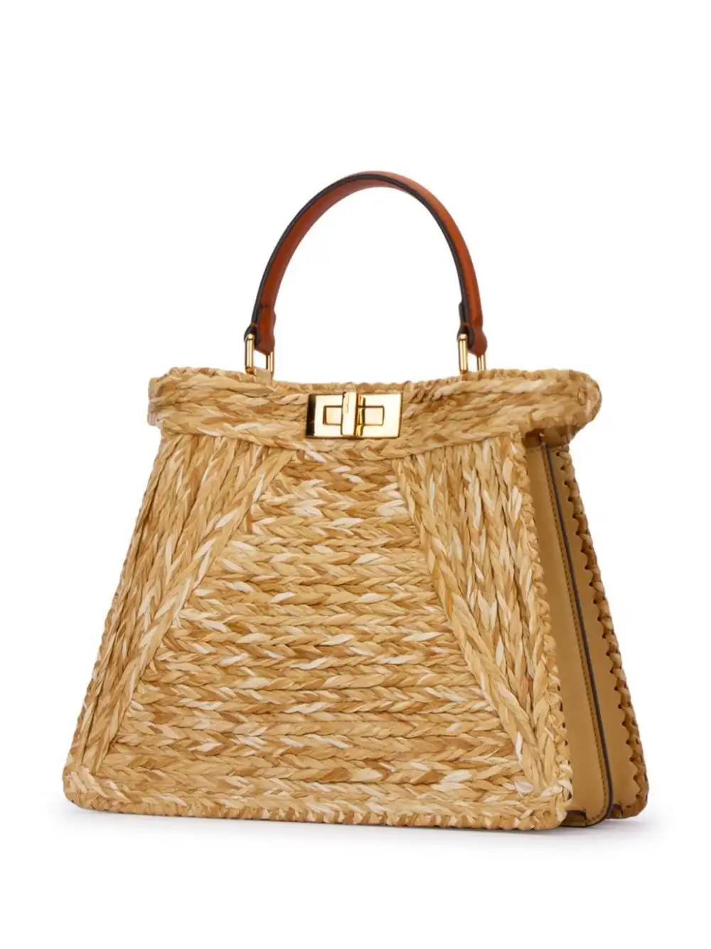 Cheap FENDI raffia tote bag