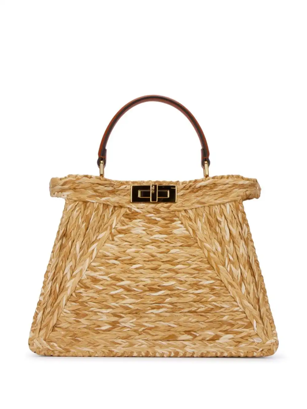 Cheap FENDI raffia tote bag