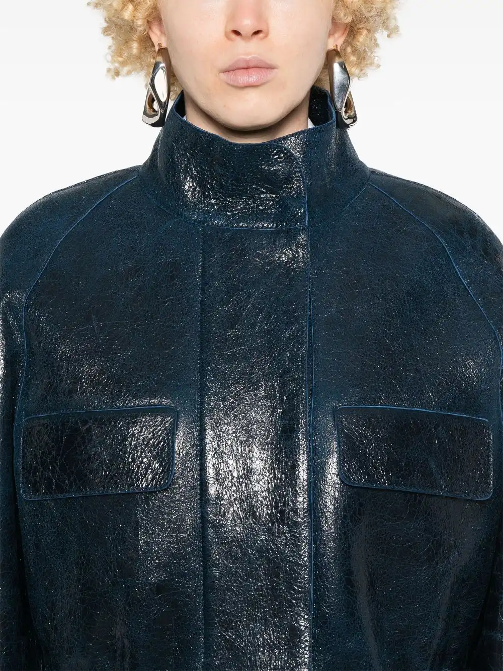 Cheap FENDI leather coat