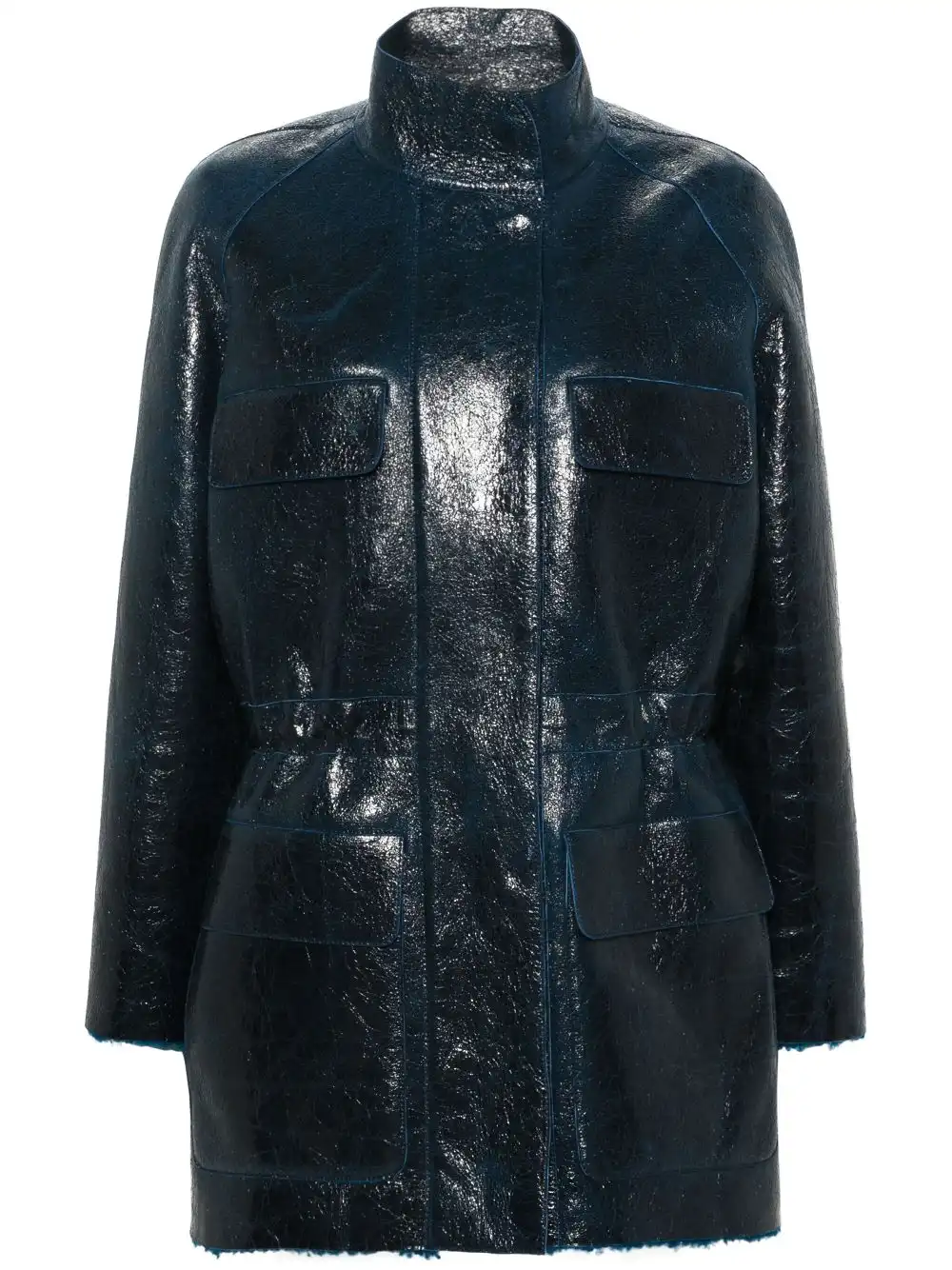 Cheap FENDI leather coat