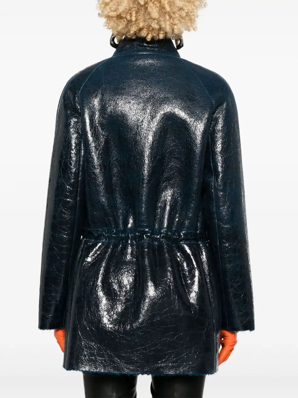 Cheap FENDI leather coat