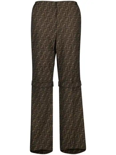 FENDI jacquard trousers