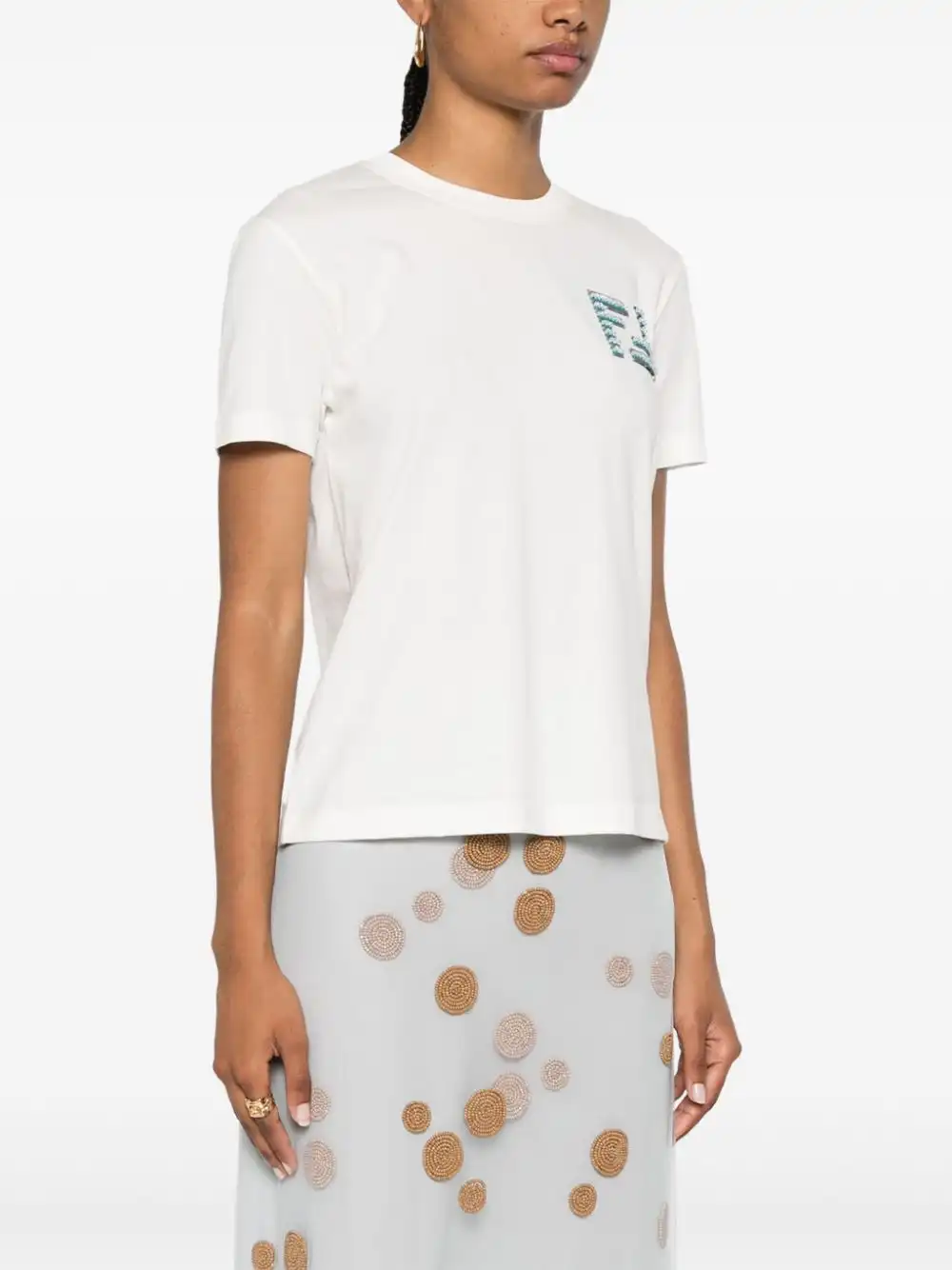 Affordable FENDI FF-motif T-shirt