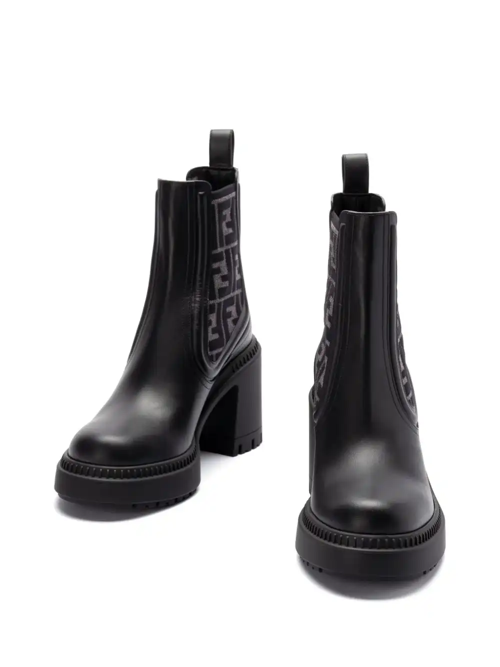 Affordable FENDI 65mm monogram-detailed boots