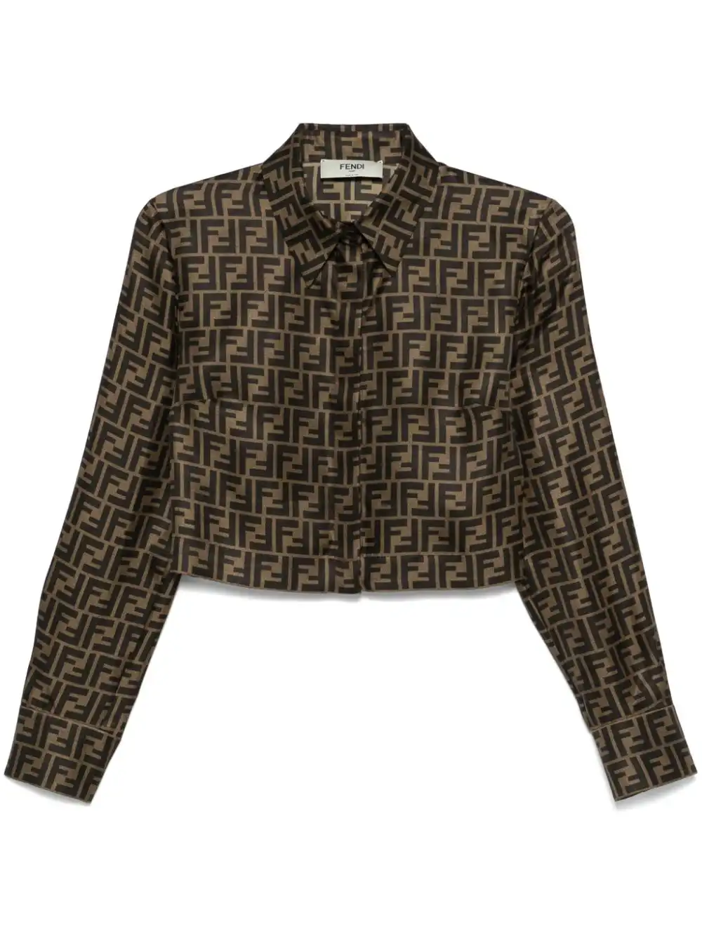 Cheap FENDI FF-print shirt