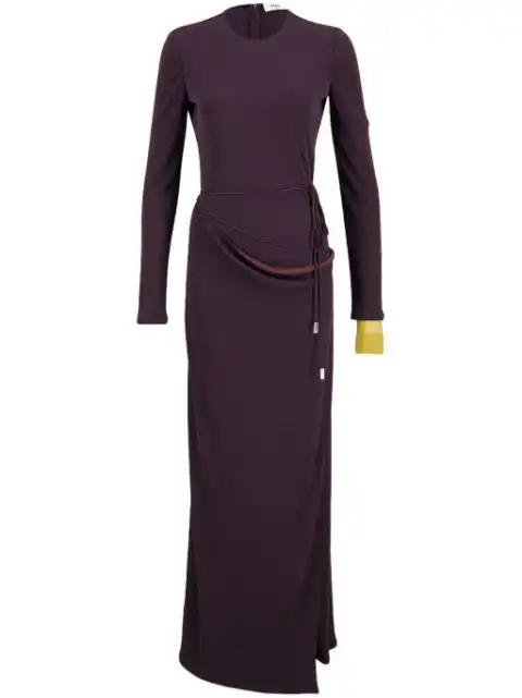 FENDI draped crepe dress