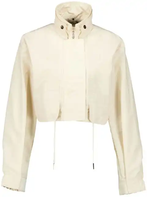 FENDI stand-up collar cropped jacket