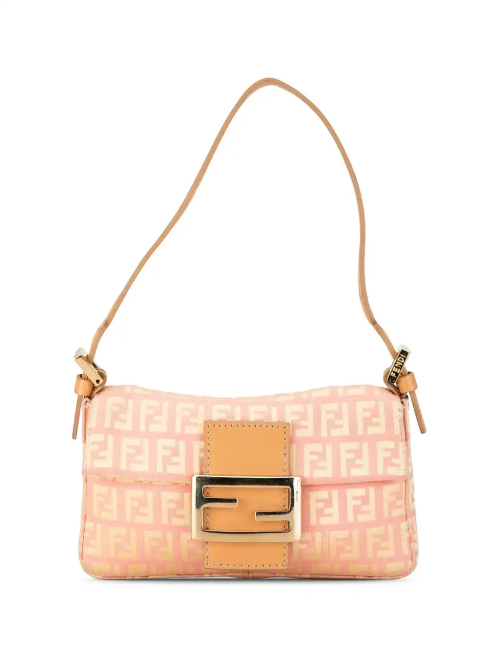 Affordable Fendi 2000-2010 Mini Zucchino Canvas uette shoulder bag