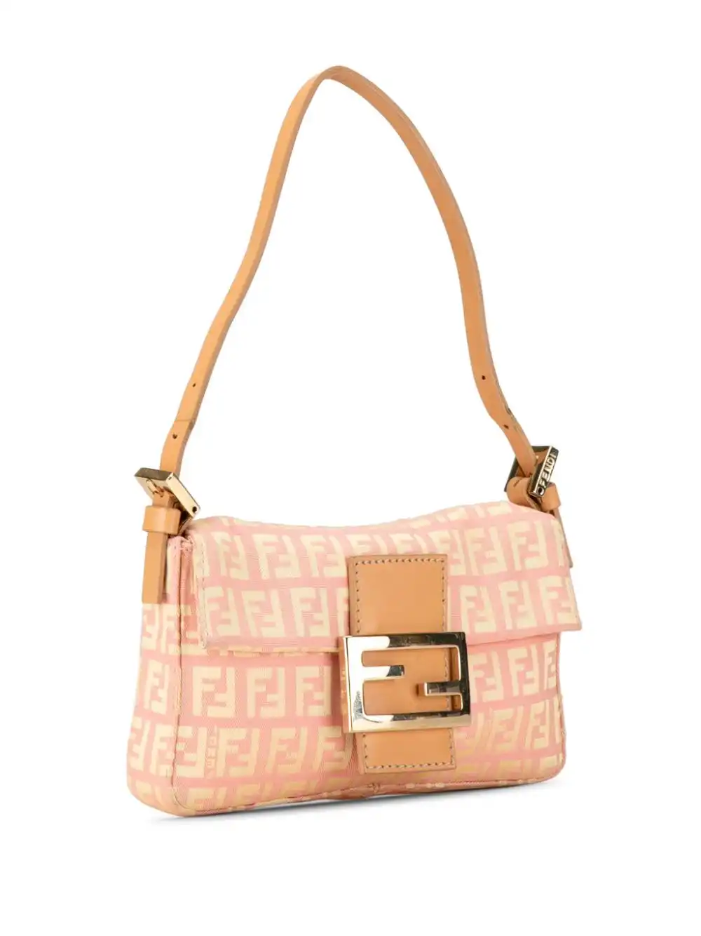 Affordable Fendi 2000-2010 Mini Zucchino Canvas uette shoulder bag