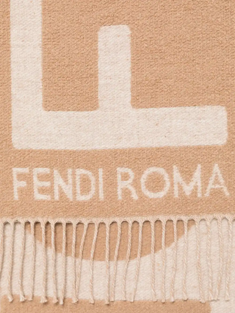 Cheap FENDI logo-jacquard scarf