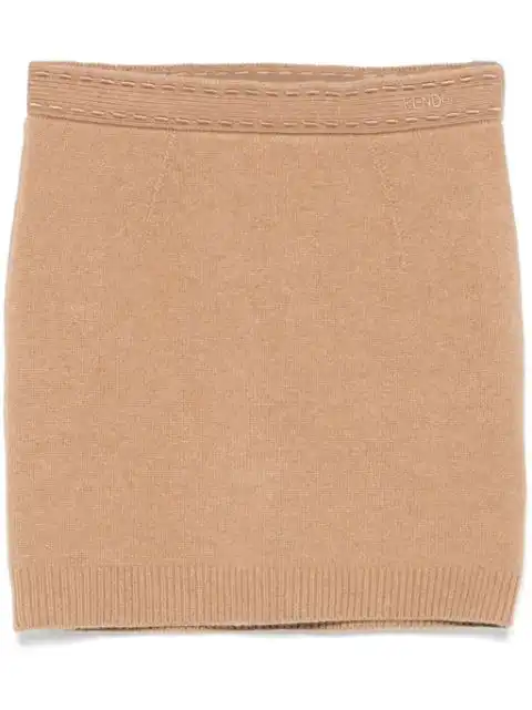 FENDI knitted mini skirt