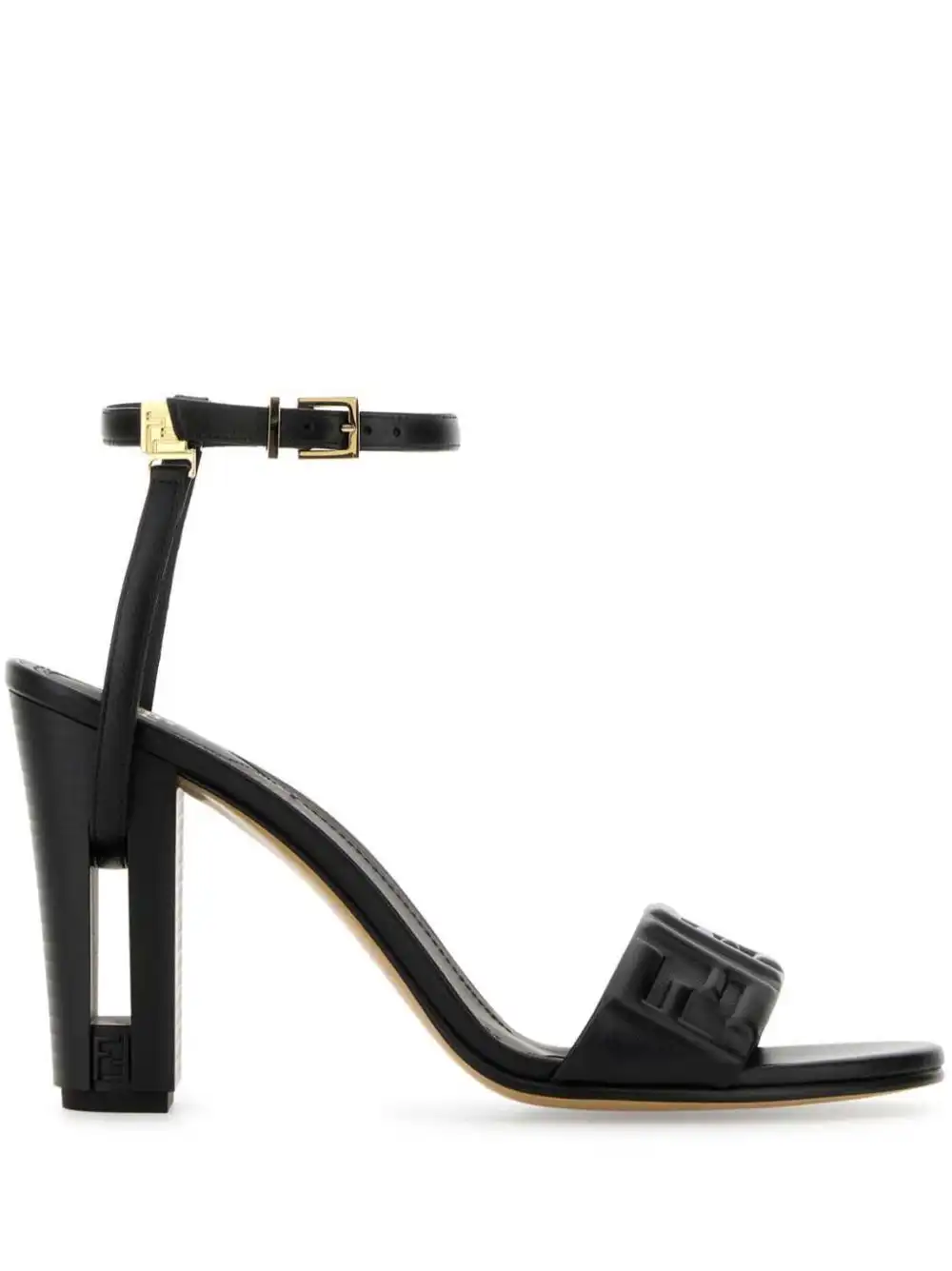 Cheap FENDI 95mm Delfina leather sandals