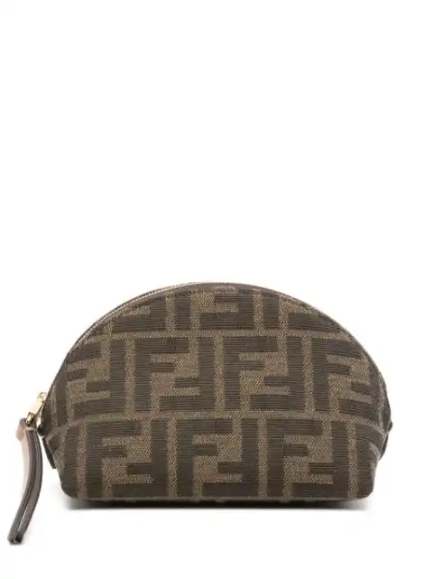 Cheap FENDI small FF jacquard toiletry case