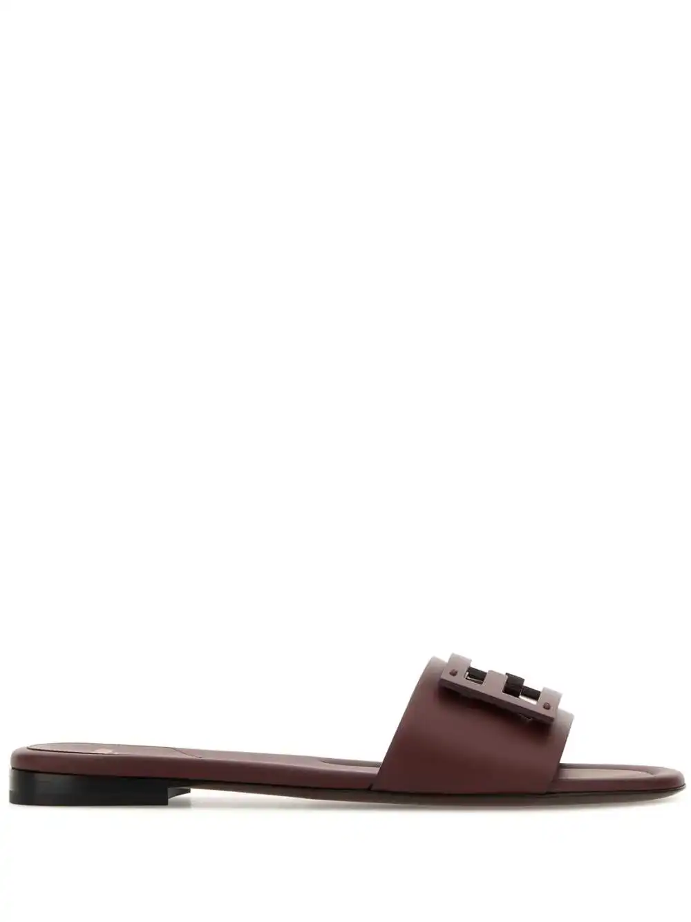 Cheap FENDI leather Baguette slides