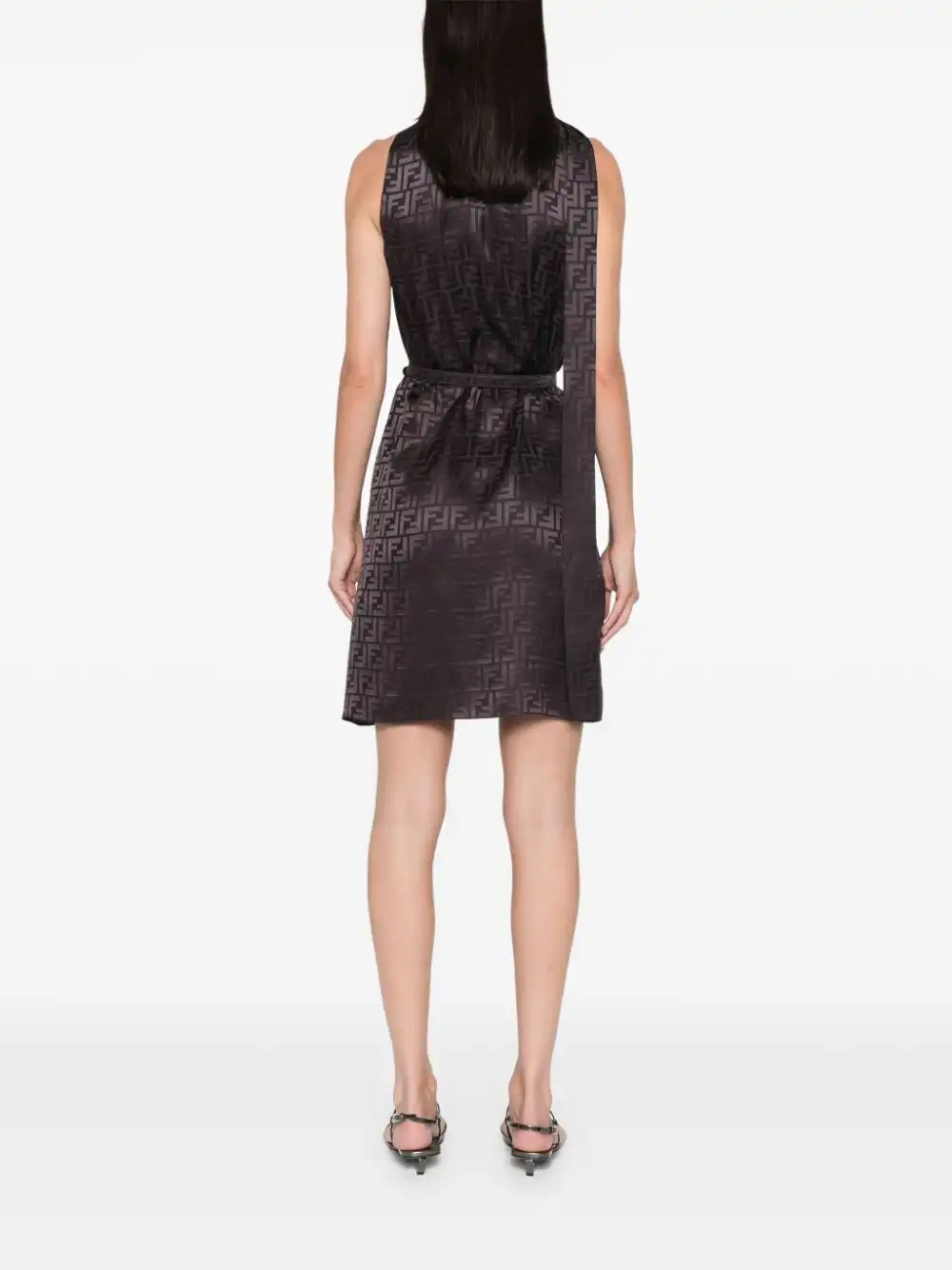 Affordable FENDI FF-motif mini dress