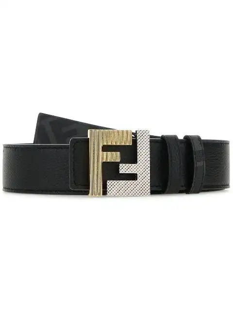 FENDI FF-motif leather belt