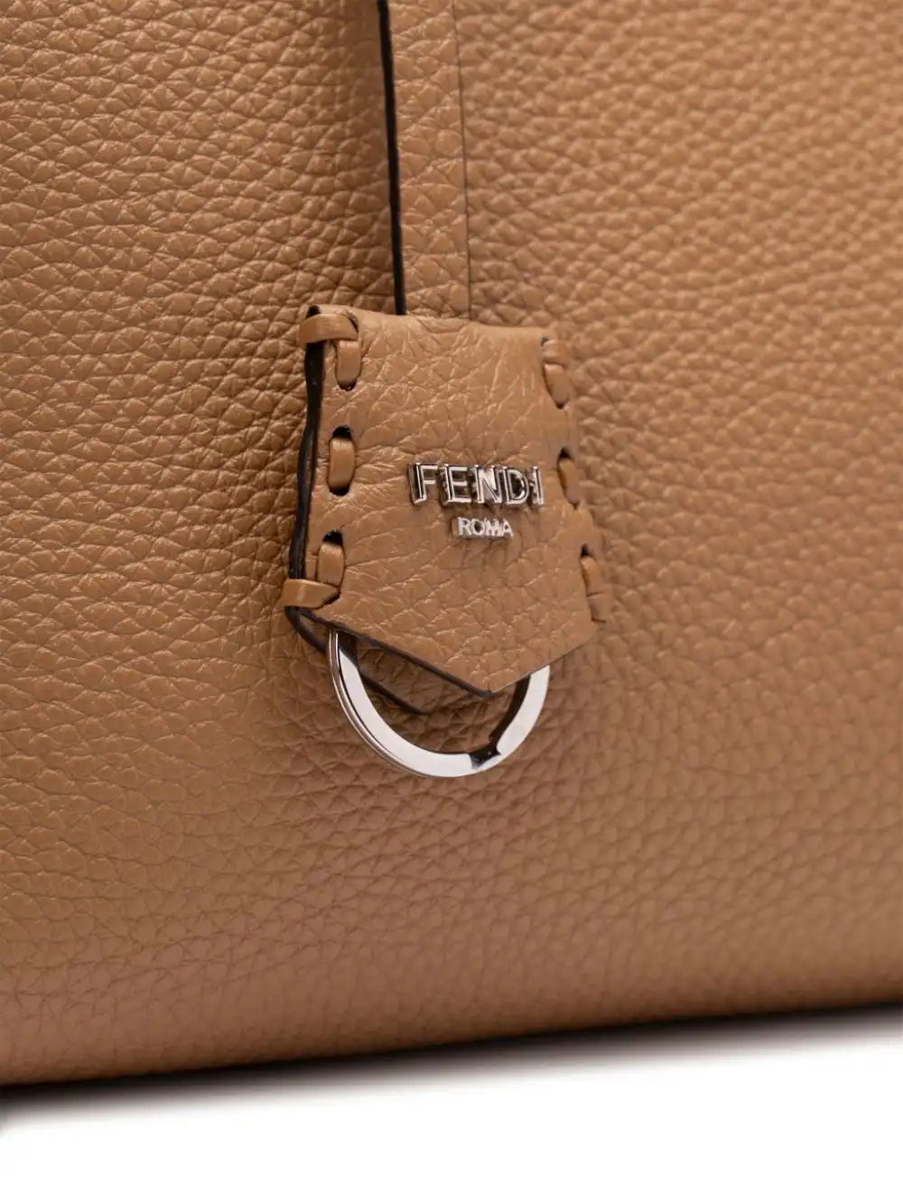 Affordable FENDI leather tote bag