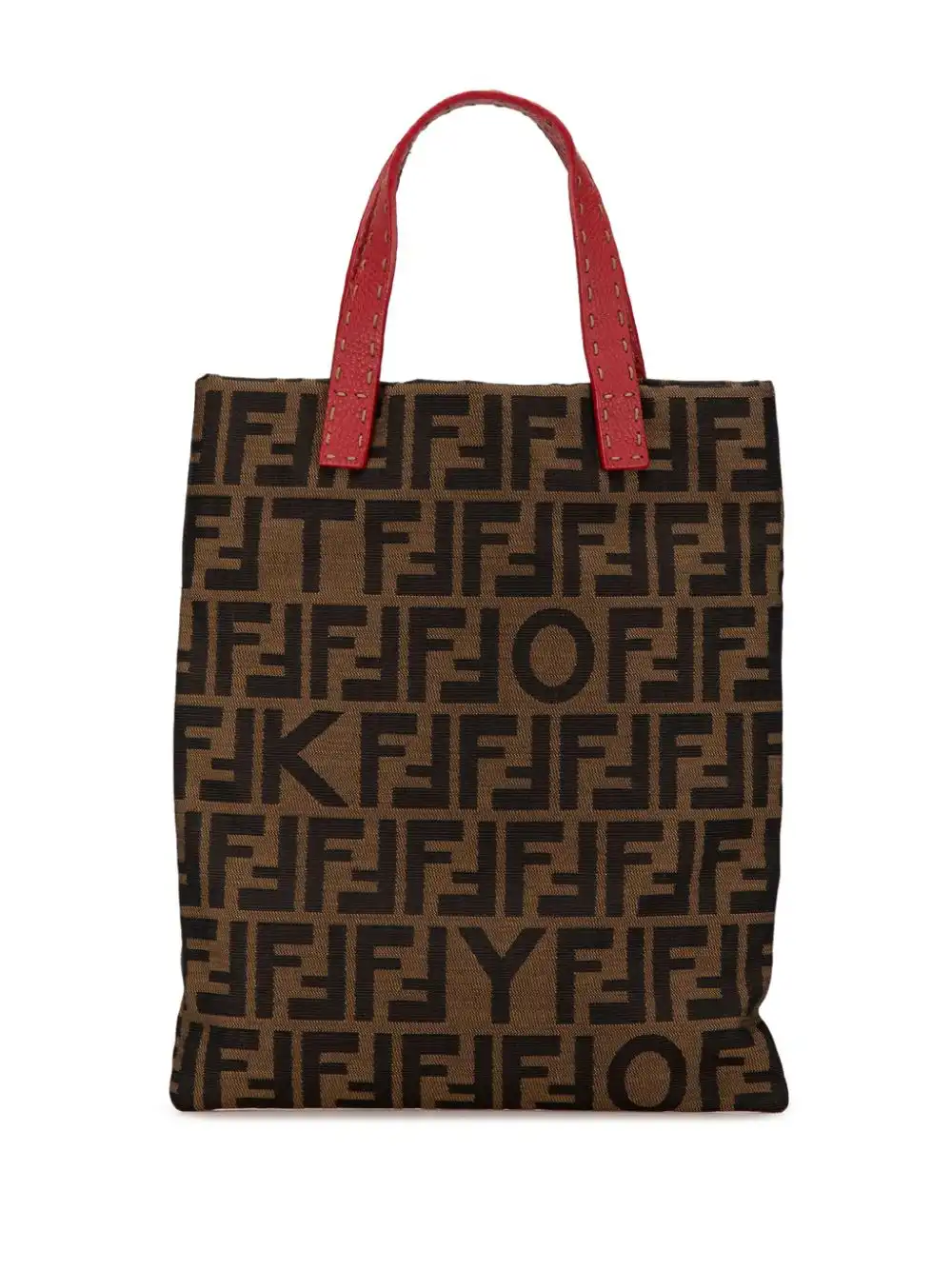 Affordable Fendi 2000-2010 Zucca Canvas Sequins tote bag