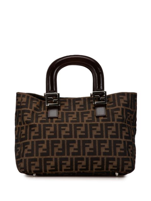 Fendi 2000-2010 Small Zucca Canvas Twins tote bag