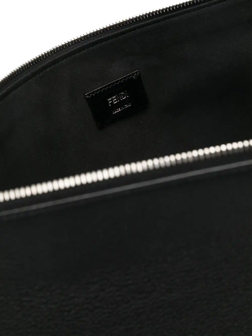 Cheap FENDI logo-stitched clutch bag