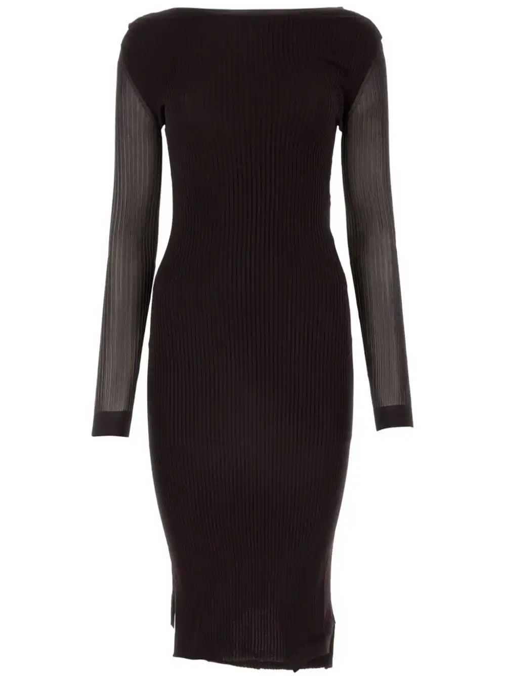 Cheap FENDI ribbed midi dress