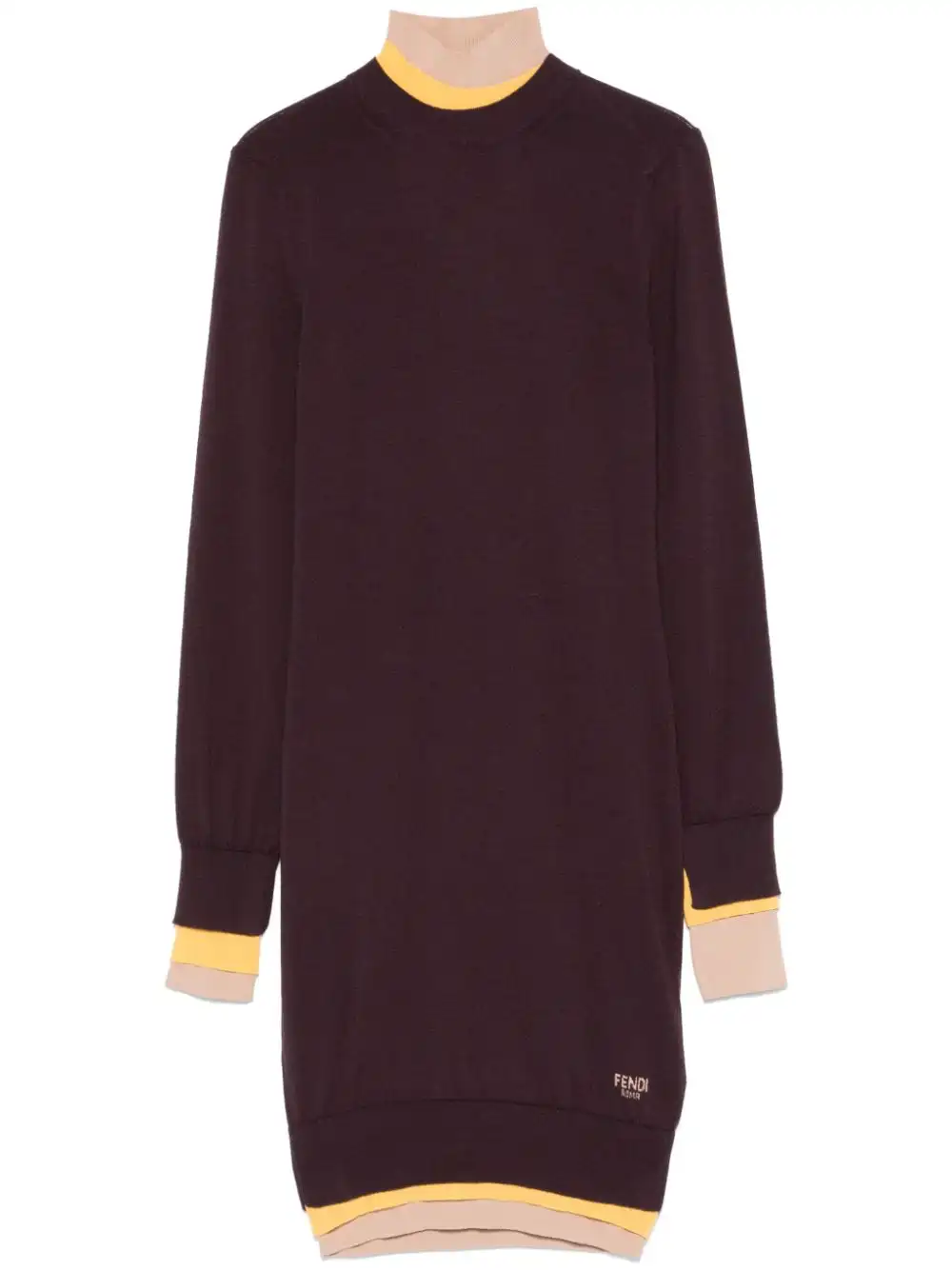 Affordable FENDI layered mini dress