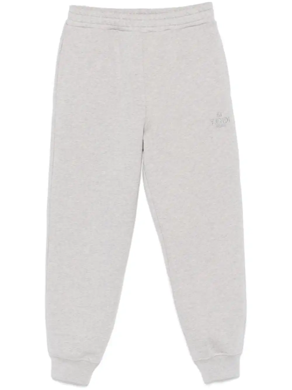 Affordable FENDI logo-embroidered track trousers