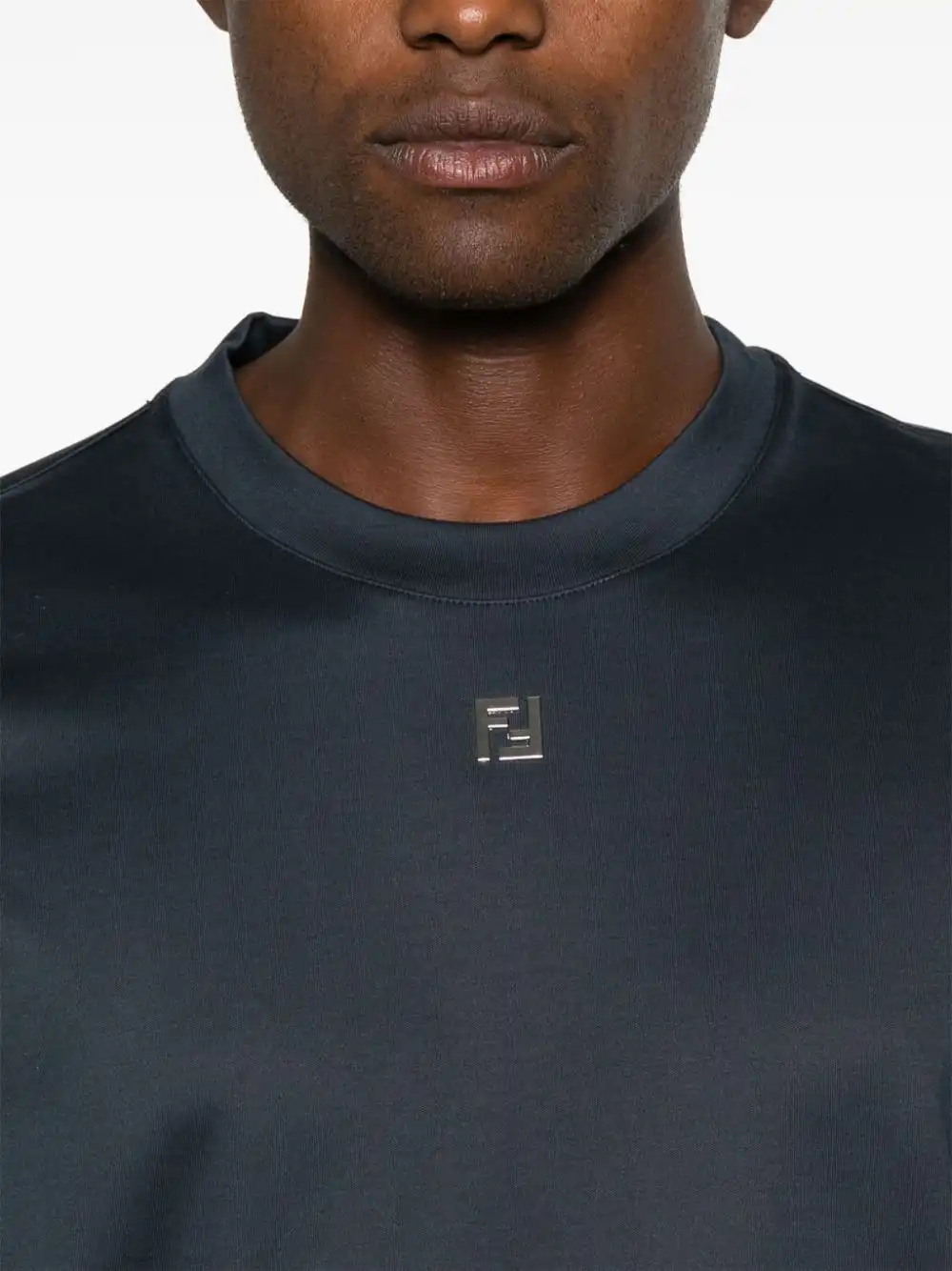 Affordable FENDI FF-plaque T-shirt