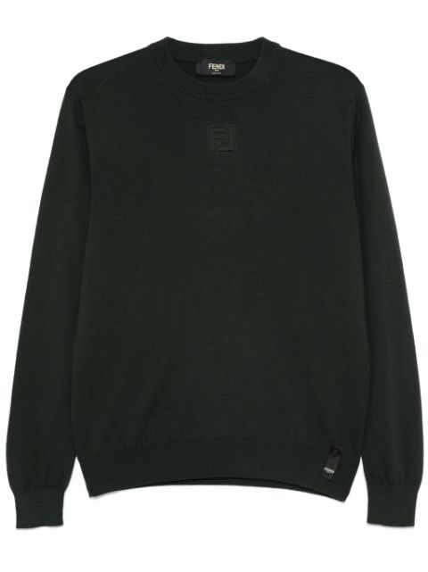 FENDI SWEATER C-NECK VIRGIN WOOL