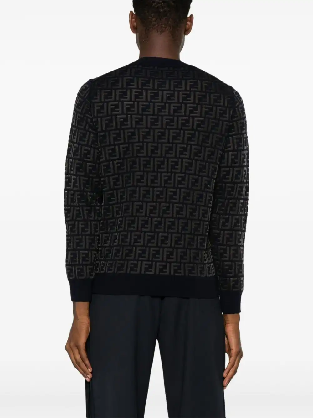 Cheap FENDI FF-pattern sweater