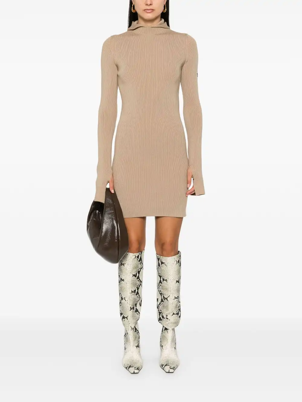 Cheap FENDI hooded mini dress