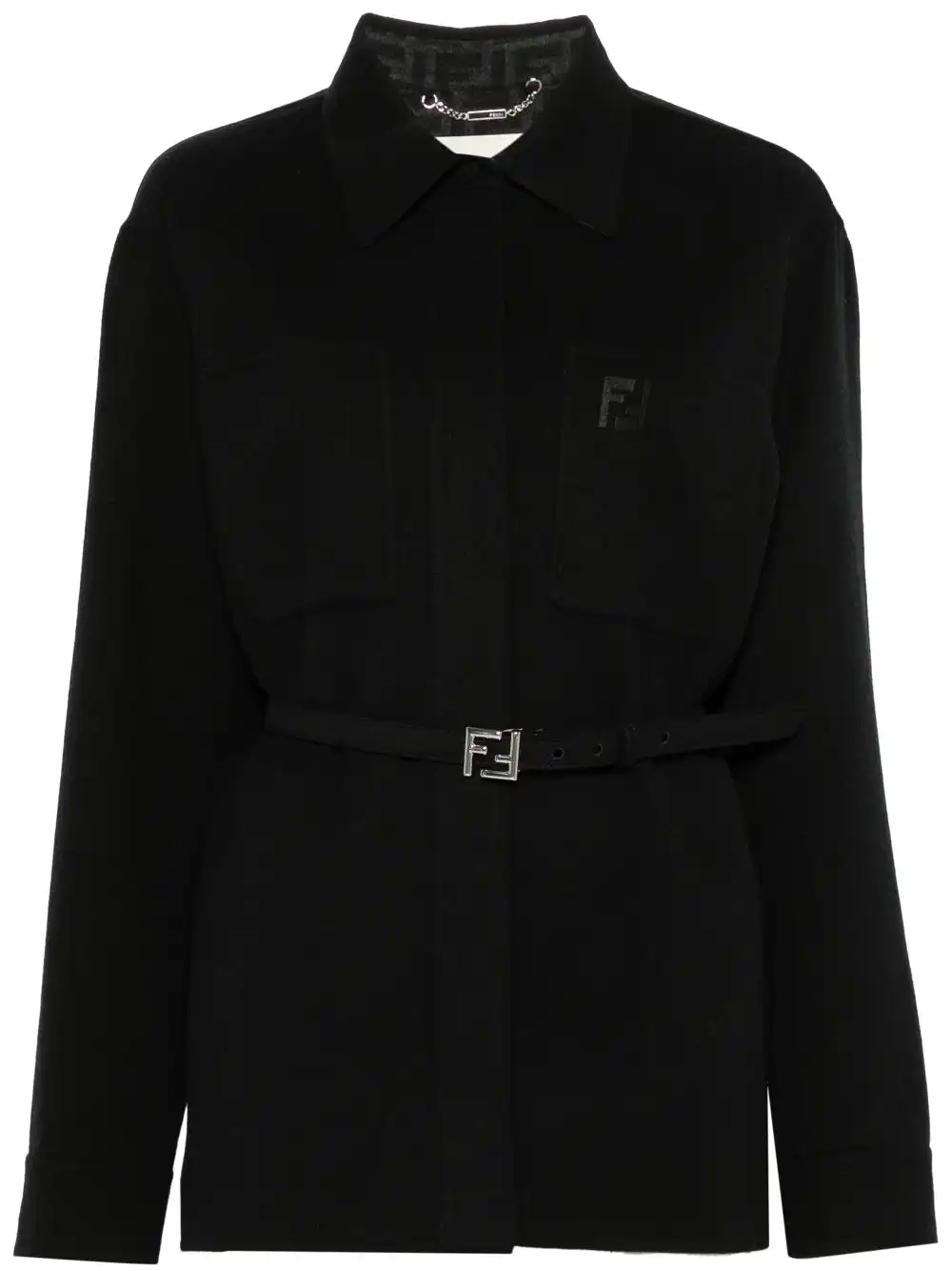 Cheap FENDI belted jacket