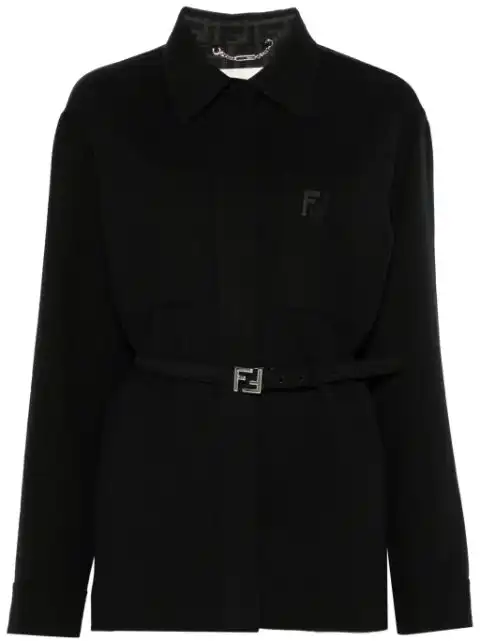 FENDI belted jacket