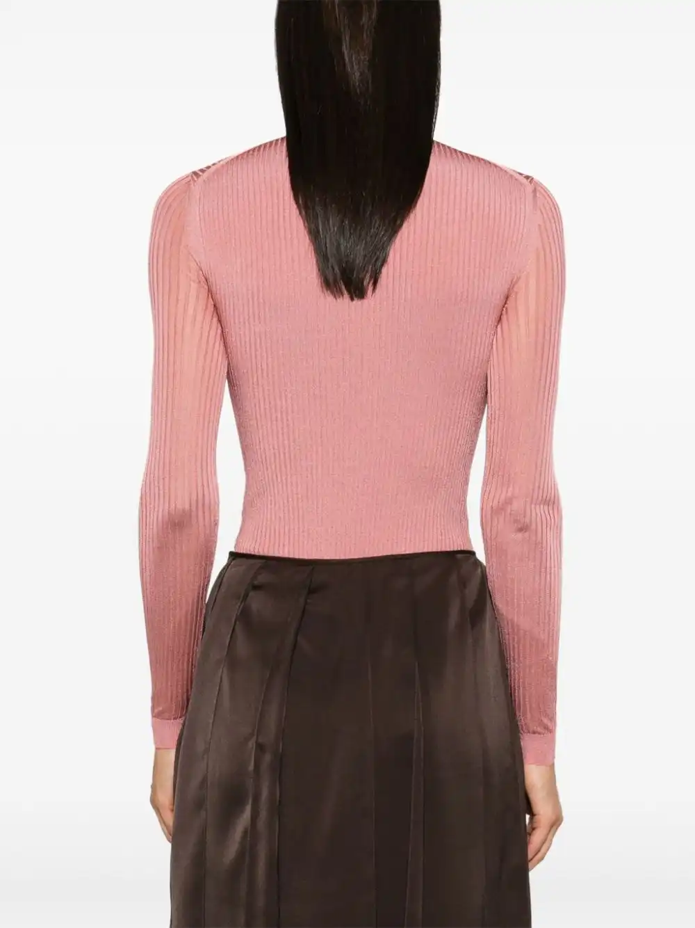 Cheap FENDI fine-ribbed bodysuit