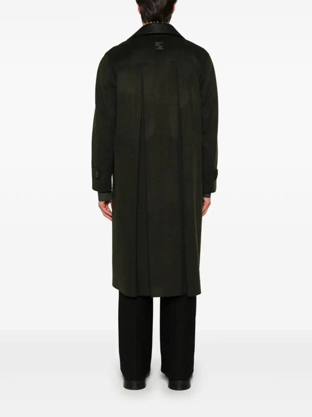 Cheap FENDI pleat-detail coat