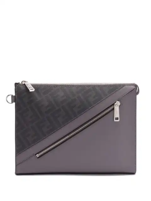 Affordable FENDI Diagonal clutch bag