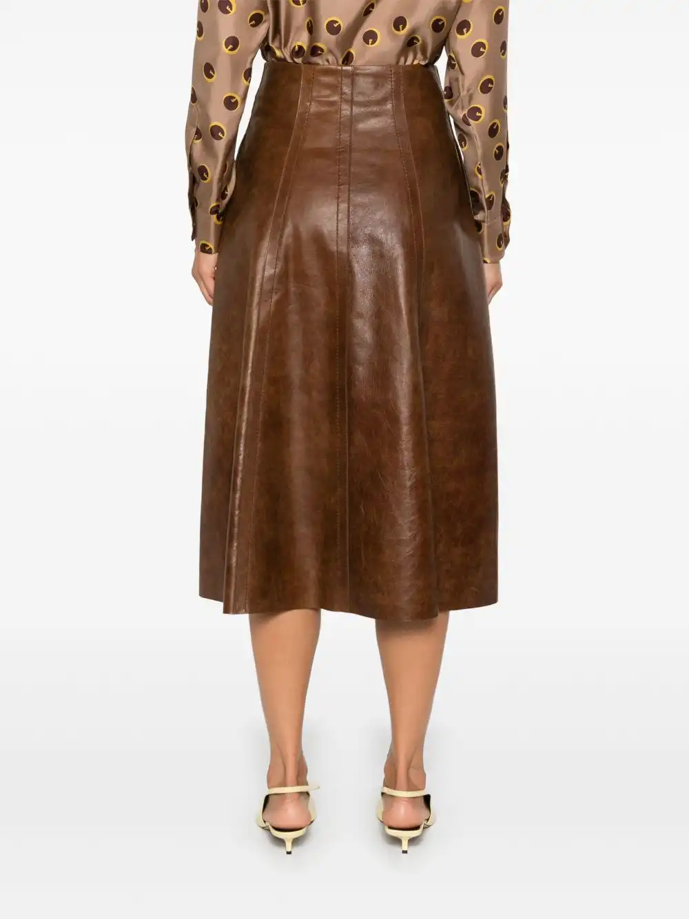 Affordable FENDI A-line midi skirt