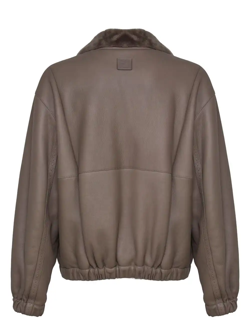 Affordable FENDI leather jacket