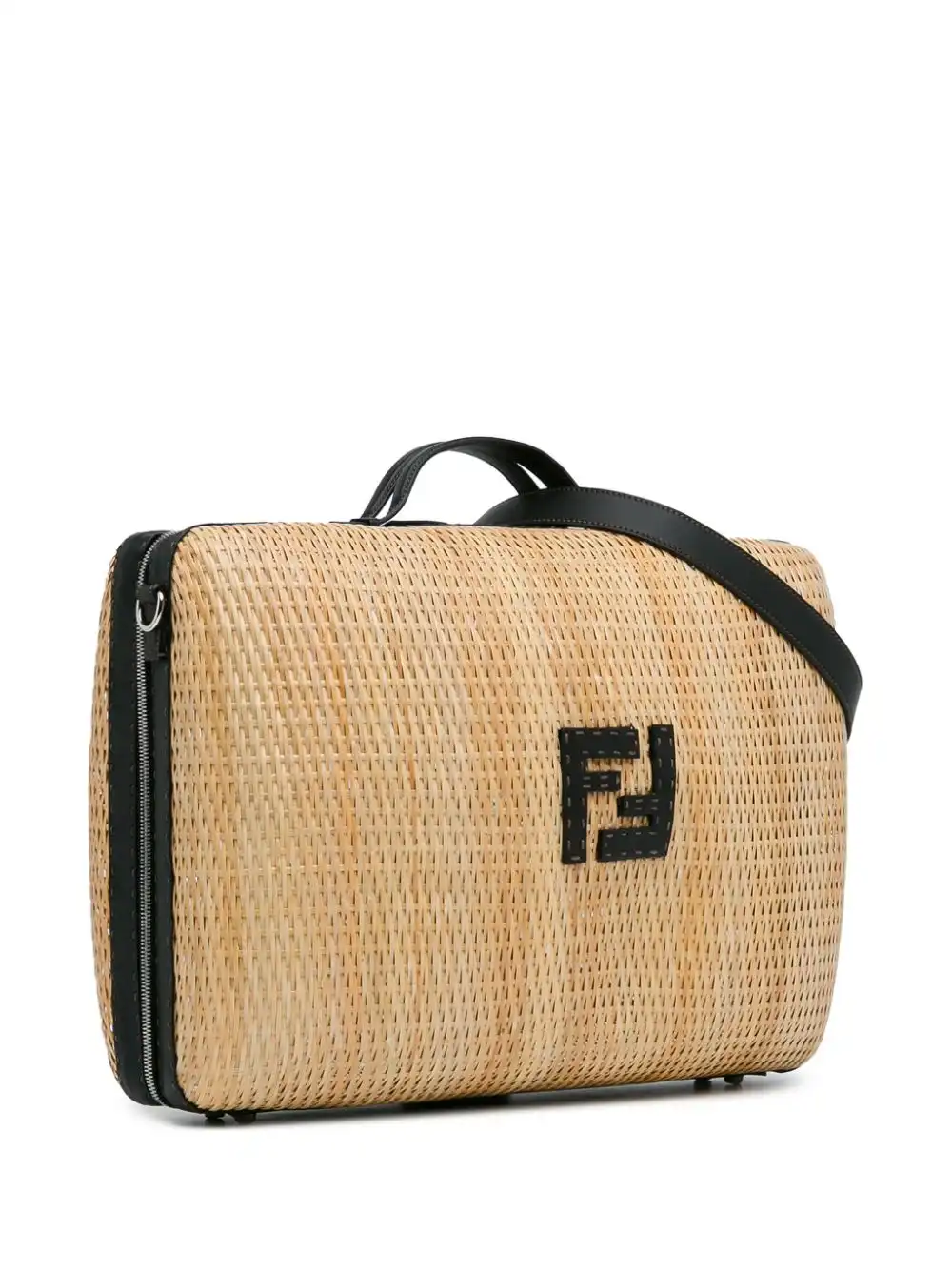 Cheap Fendi 2010-2023 Rattan travel bag