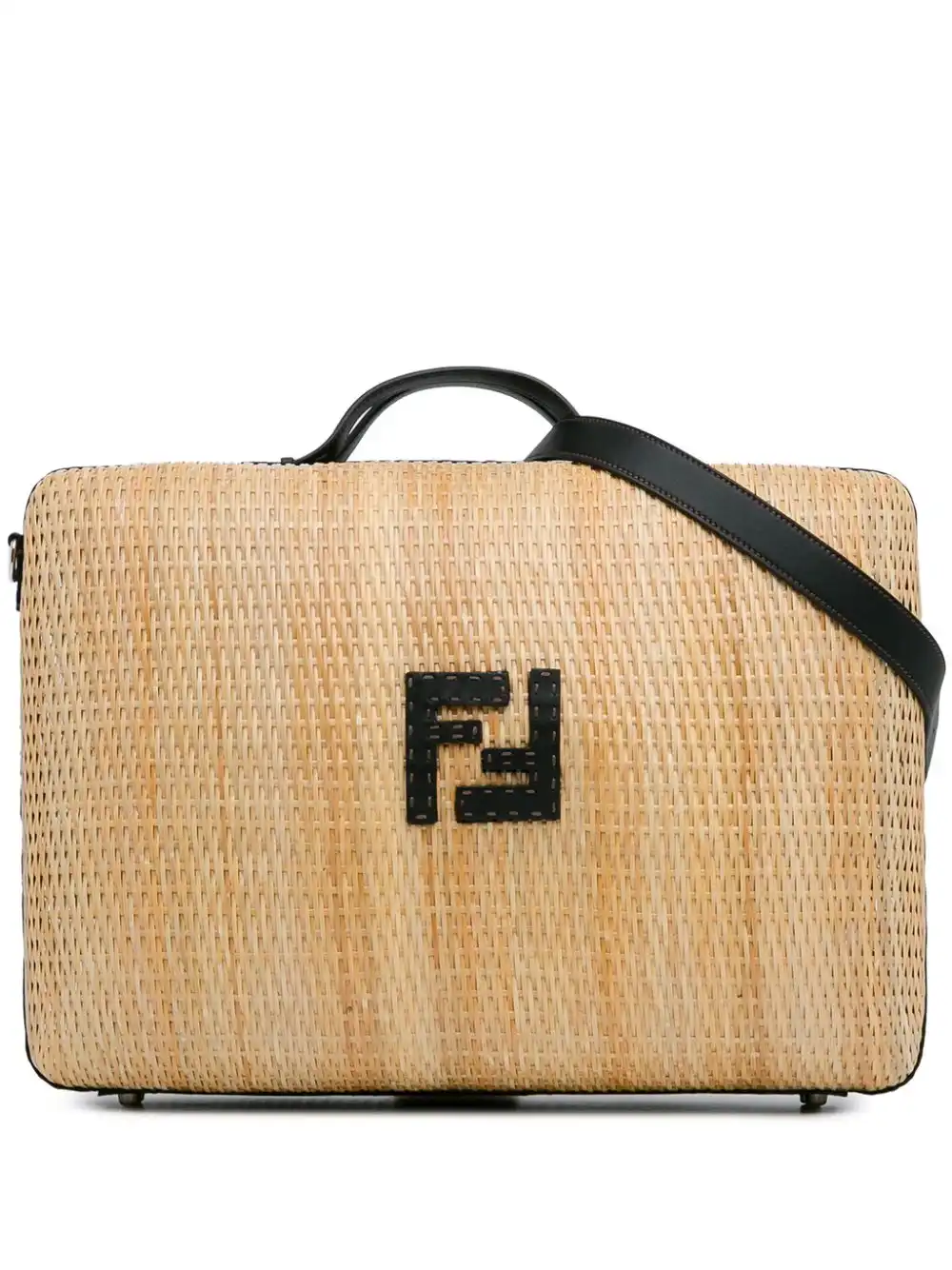 Cheap Fendi 2010-2023 Rattan travel bag